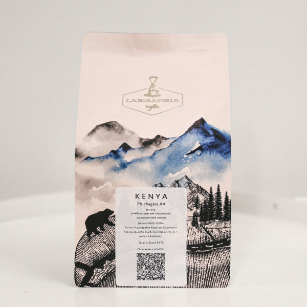 LAC Кения Мучагара, 250g, кофе в зёрнах
