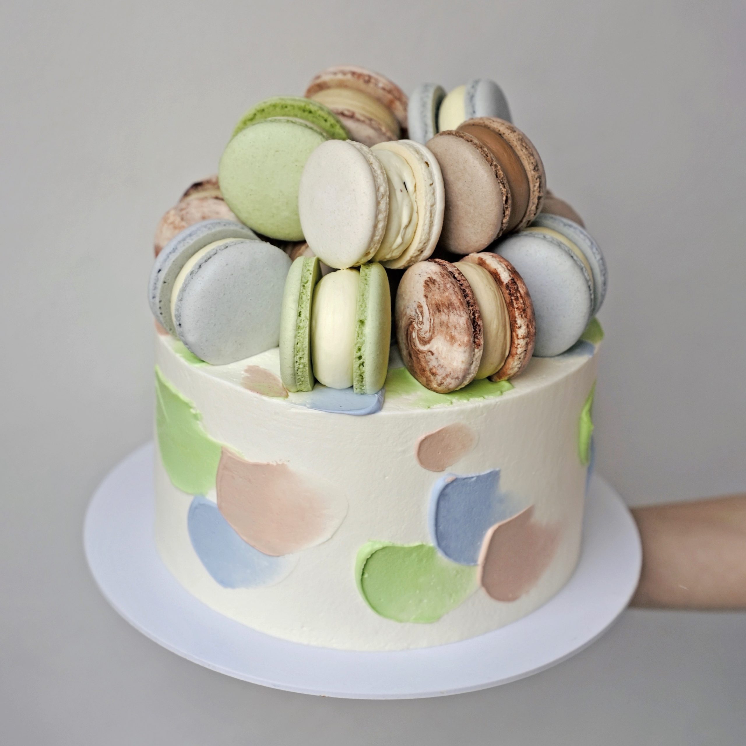 Торт с горой макаронс, 2-6kg