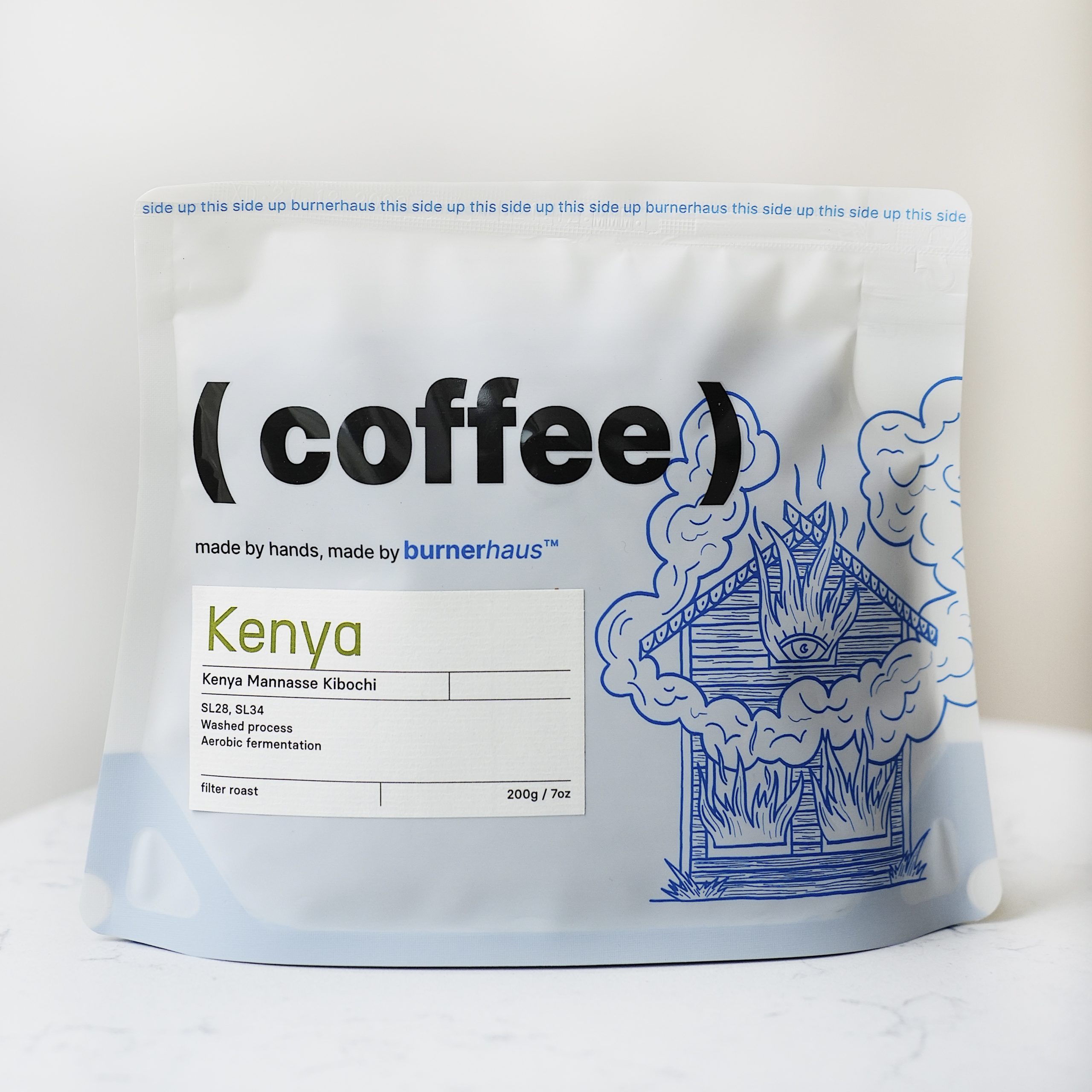 BRH Kenya Spikes, кофе в зернах, 200gr